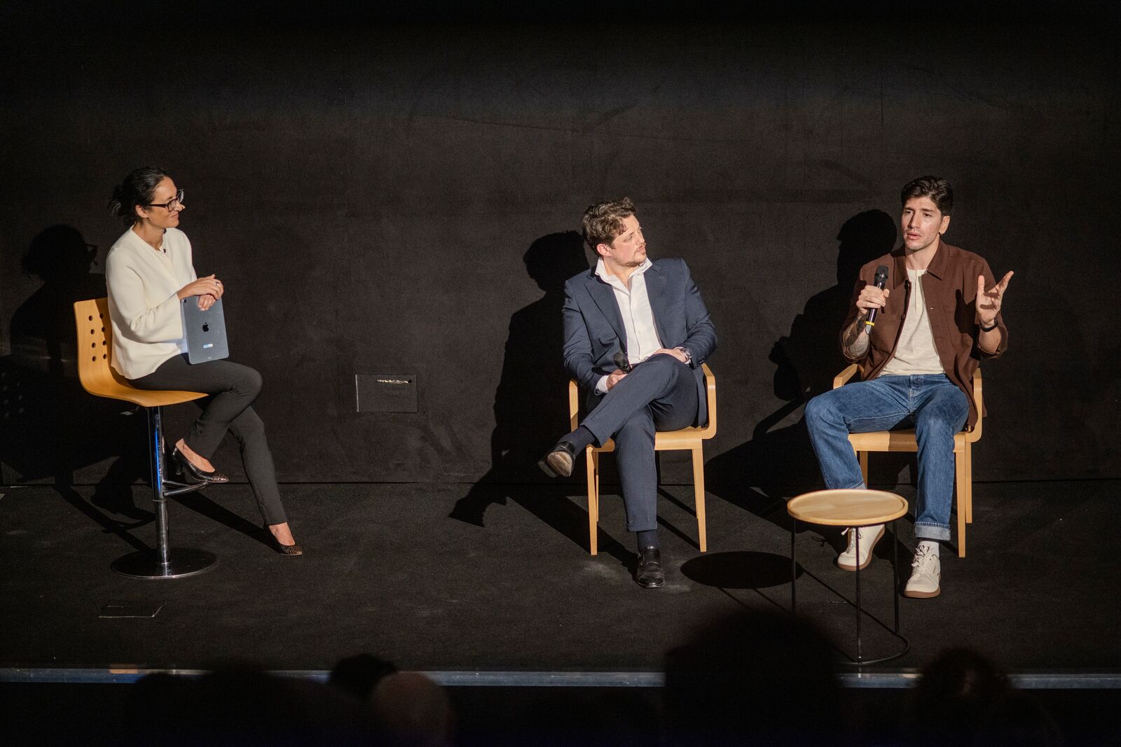 From left to right: Greta Maiocchi, Daniel Graditi and Cristobal Bragagnolo
